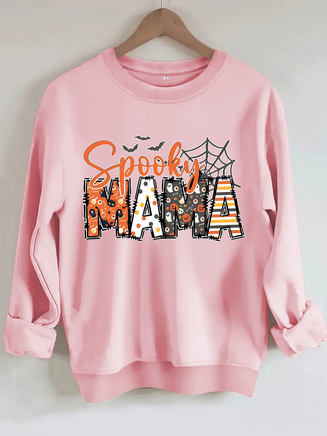 Bat round neck hoodie girl