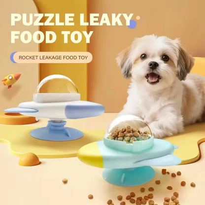 Cat toy pet spinning food ball