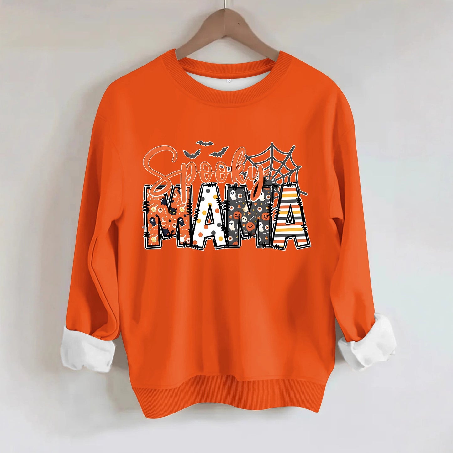 Bat round neck hoodie girl