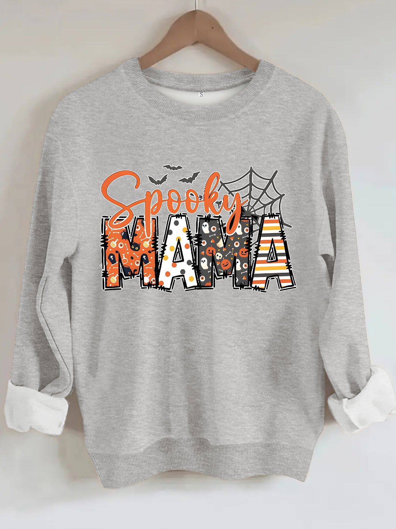 Bat round neck hoodie girl