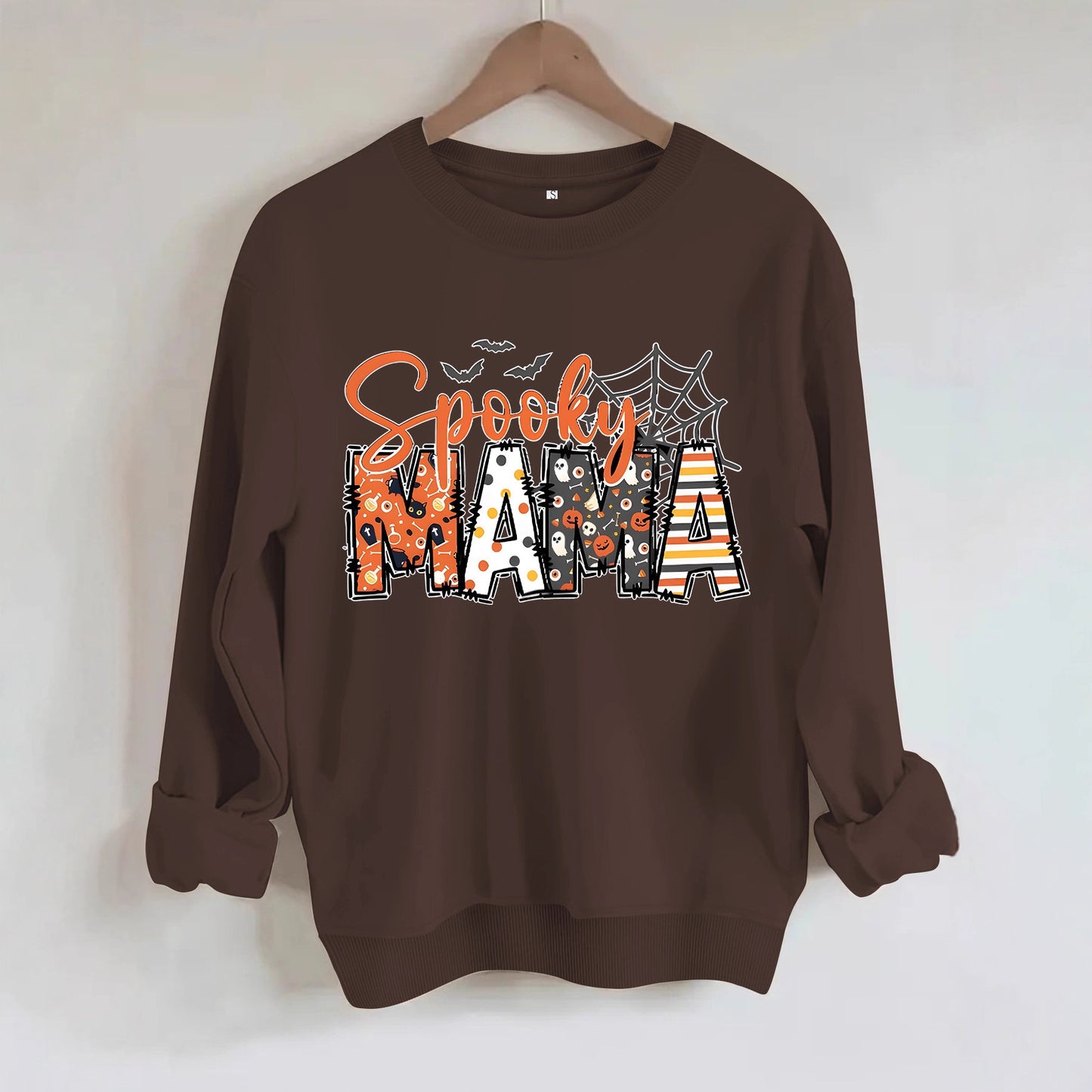 Bat round neck hoodie girl