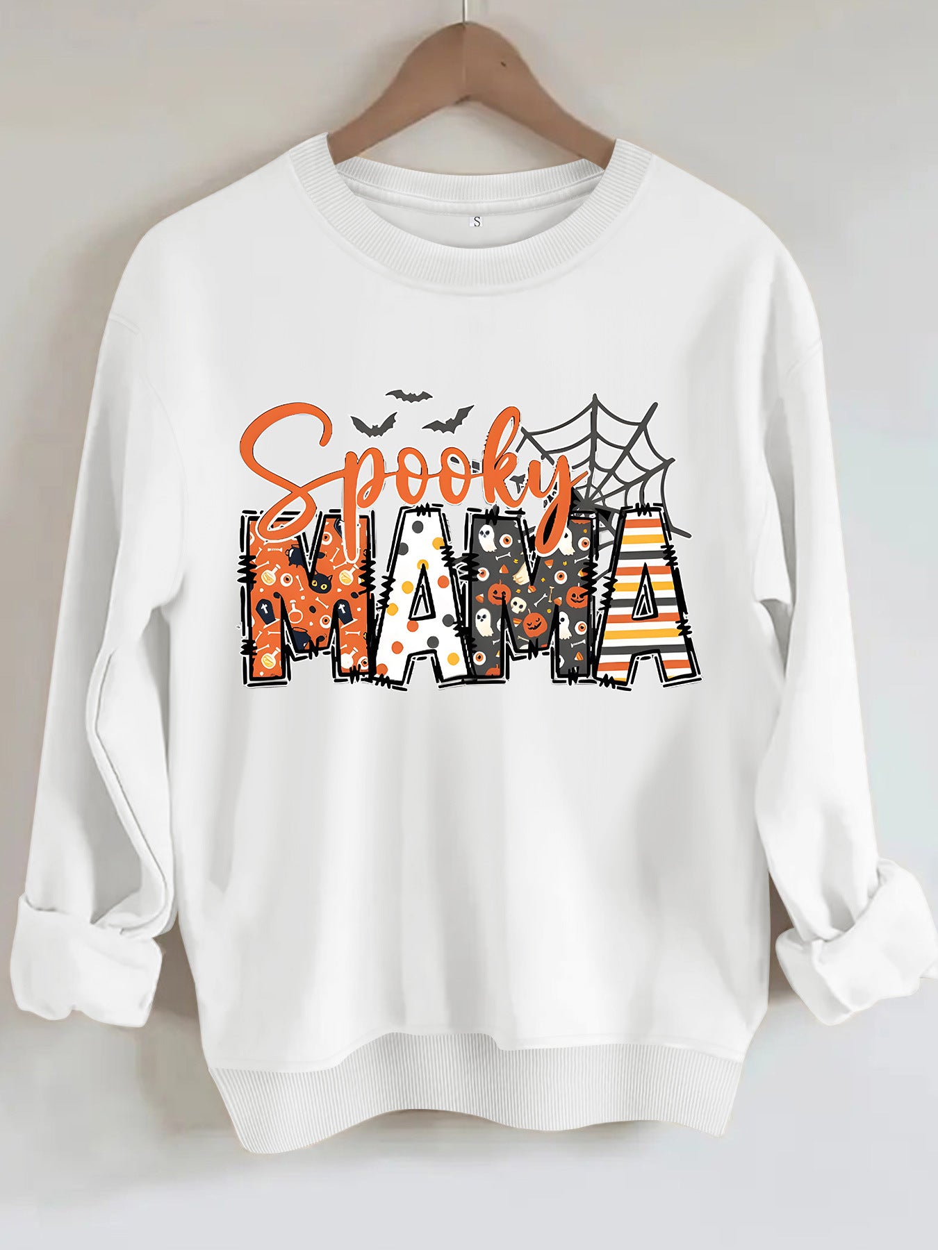 Bat round neck hoodie girl