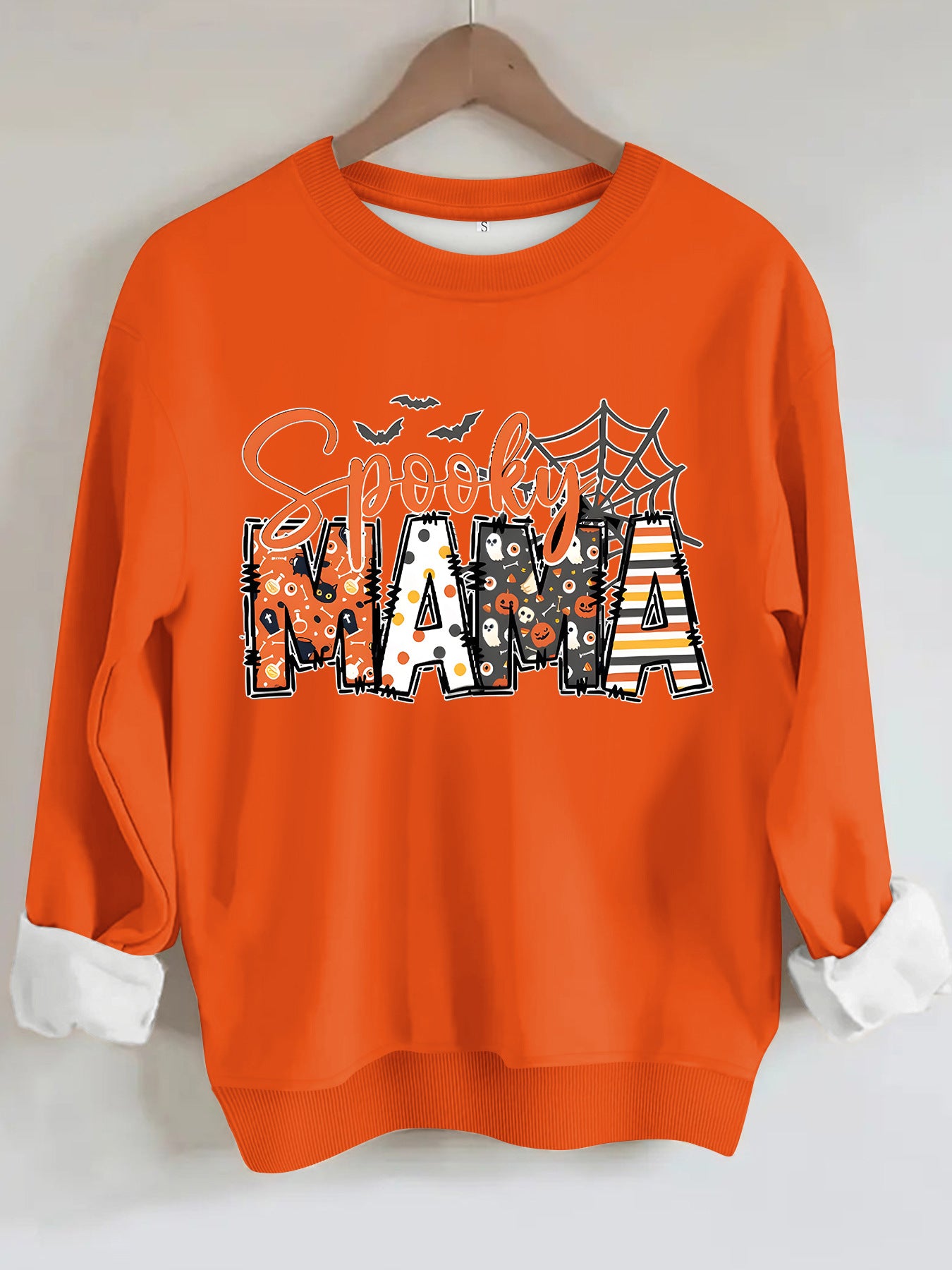 Bat round neck hoodie girl